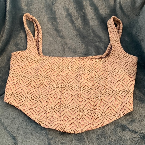 Free people intimately crop corset stud top small - Picture 2 of 4